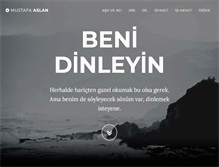 Tablet Screenshot of beni-dinleyin.com